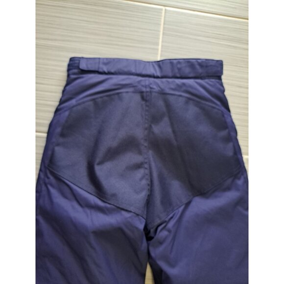 L.L. Bean Boys Size 8 Navy Blue Insulated Ski Snow Pants Polyester Nylon - Picture 6 of 10
